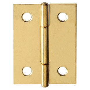 Scharnier - Massief Messing - 40x30 Mm - 2 Stuks