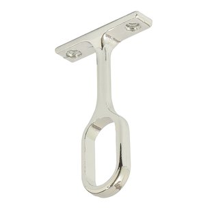 Kastroedesteun Midden 30x15mm Ovaal Vernikkeld