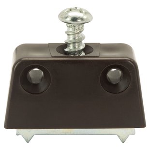 Hoekpaneelverbinder Bruin 25x40mm 12 Stuks