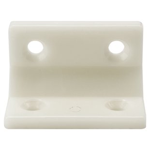 Hoekpaneelverbinder Breed 23x39mm Kunststof Wit 8 Stuks