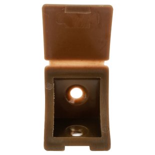 Hoekpaneelverbinder 25mm Kunststof Bruin 4 Stuks