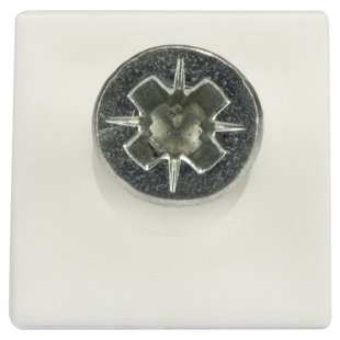 Achterwandverbinder - Wit Kunststof - 12 Stuks