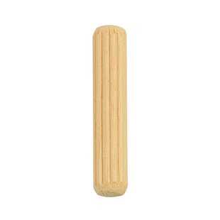 Houten Deuvel Gerilt 6x30mm 40 Stuks