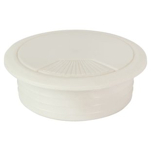 Kabeldoorvoer Ø60mm Kunststof Wit