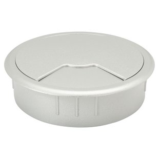 Kabeldoorvoer Ø80mm Aluminium-look