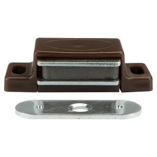Magneetsnapper 4kg Bruin Metalen Voorplaat 2st.
