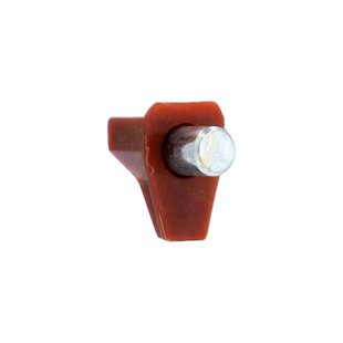 Kastplankdrager - Kunststof/metaal - 6 Mm - 12 Stuks