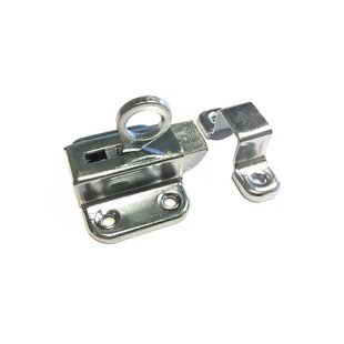 Veerknip + Sluitplaat Voor Valraam Gegalvaniseerd