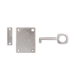 Interfer Oplegmeubelslot 25mm Nikkel