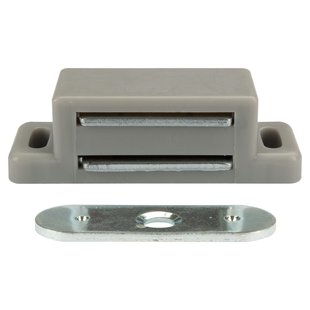 Magneetsnapper 4kg Grijs 2 Stuks