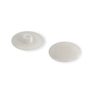 Afdekkapje 4mm Kunststof Wit 30 Stuks
