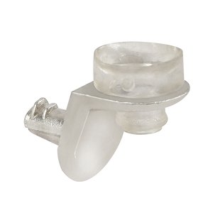 Glasplaatdrager 5mm Metaal/rubber 8 Stuks