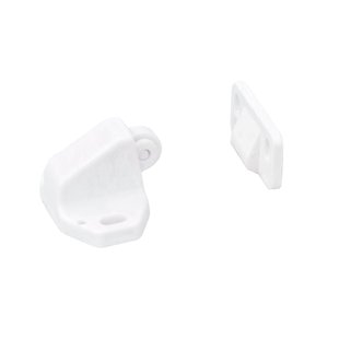 Cilinderslot Meubel Inboor Druk - Metaallegering Chroom - 19x22 Mm