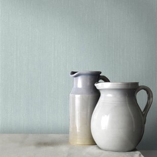 Vliesbehang Uni - Turquoise - 10,05m X 53cm