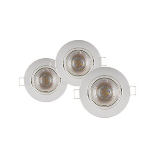 Sencys Inbouwspot Led Gu10 3x5w Rond Wit