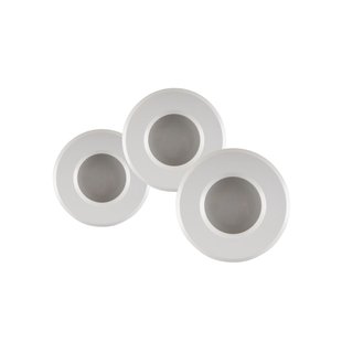 Sencys Inbouwspot Wit Gu10 2,6w 3 Stuks