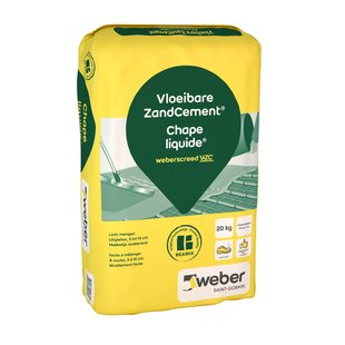 Weber Vloeibare Zandcement 20kg