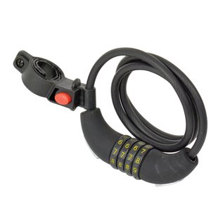 Dresco Spiraalkabelslot 120cm, Ø8mm Met Code