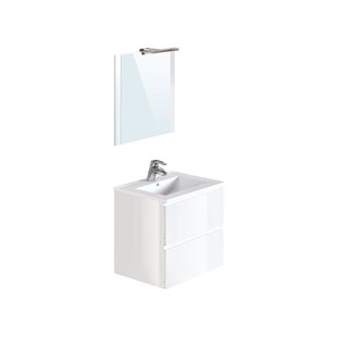 T-bath Badmeubelset Milenio 60cm Glanzend Wit