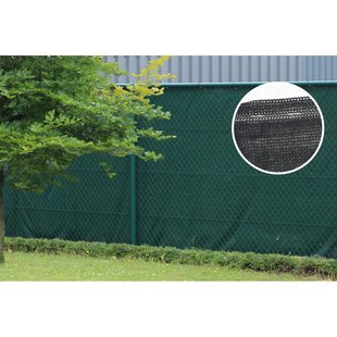 Giardino Tuinscherm Ombra - Polyester - Zwart - 100x1000cm