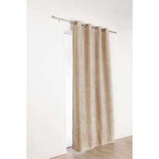 Alaska Verduisterend Kant En Klaar Gordijn Beige 140 X 260 Cm