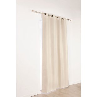 Calypso Verduisterend Kant En Klaar Gordijn Beige 140 X 240 Cm