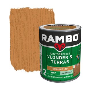 Rambo Pantserbeits Vlonder En Terras Transparant Mat Teakhout 1l