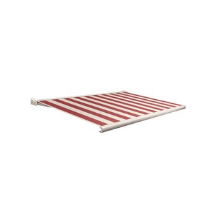 Domasol Knikarmscherm F20 Motor Met Schakelaar Ral9001 Met Doek D509 500x300cm