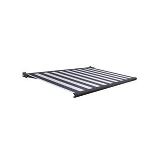 Domasol Knikarmscherm F20 Motor Schakelaar Ral 7016str. Dessin Doek D519 350x300cm