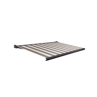 Domasol Knikarmscherm F20 Motor Schakelaar Ral 7016str. Dessin Doek D515 400x300cm