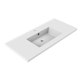 Allibert Wastafel Tobi 100cm Glanzend Wit