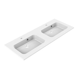 Allibert Wastafel Style 120cm Glanzend Wit