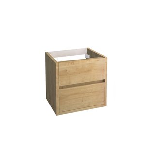 Allibert Wastafelonderkast Sense 60cm - Eik Arlington - Met 2 Lades - 60x55x46cm