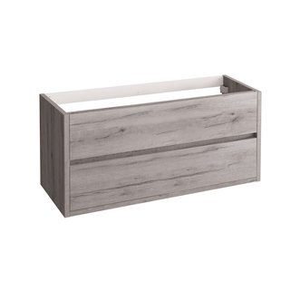 Allibert Wastafelonderkast Sense 120cm - Vintage Eik - Met 2 Lades - 120x55x46cm