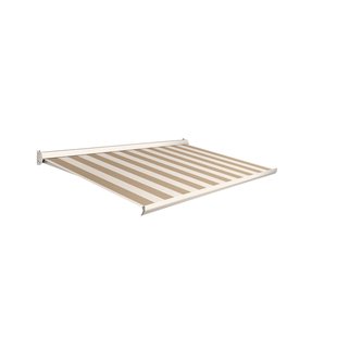 Domasol Knikarmscherm F10 Manueel Ral9001 Beige Creme Doek D513 450x300cm