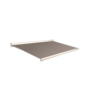 Domasol Knikarmscherm F10 Motor Schakelaar Ral9001 Taupe Doek D366 350x250cm