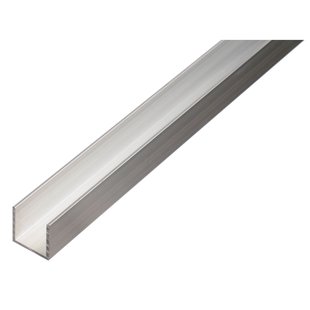 Alberts U-profiel - Aluminium - 15x15x1,5mm 2,6m