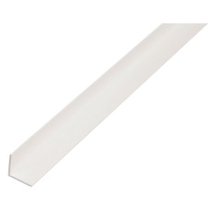 Alberts Hoekprofiel - Pvc Wit - 15x15x1,2mm 2,6m
