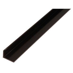 Alberts Hoekprofiel - Pvc Zwart - 20x10x1,5mm 2m