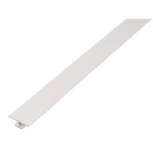 Alberts H-profiel - Pvc Wit - 25x12x1mm 1m
