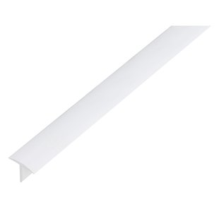 Alberts T-profiel - Pvc Wit - 25x18x2mm 1m