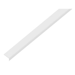 Alberts Plat Profiel - Pvc Wit - 14x6x1mm 1m