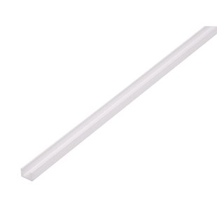 Alberts U-profiel - Pvc Wit - 8,7x6,2x1,2mm 1m