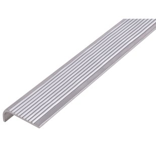 Alberts Trapbeschermingslijst Aluminium Natuur 25x2x6mm 1m