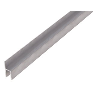Alberts H-profiel - Aluminium - 26x11x1,5mm 1m