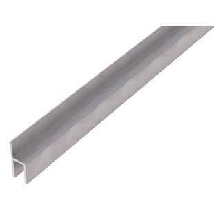 Alberts H-profiel - Aluminium - 26x11x1,5mm 2m