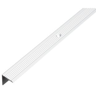 Alberts Trapbeschermingslijst Aluminium Zilverkleurig Geëloxeerd 19x2x19mm 1m