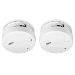 Alecto Mini Rookmelder Met 5 Jaar Batterij Sa-102 2-pack Wit