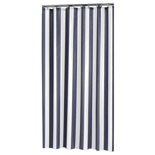 Sealskin Douchegordijn Linje Polyester Blauw 180x200cm