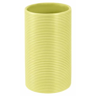 Spirella Beker Tube Ribbed Pistachegroen